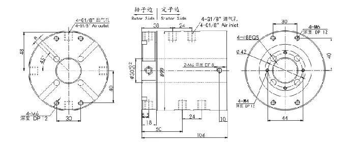33040063304006中空30mm滑系列滑礖形庸